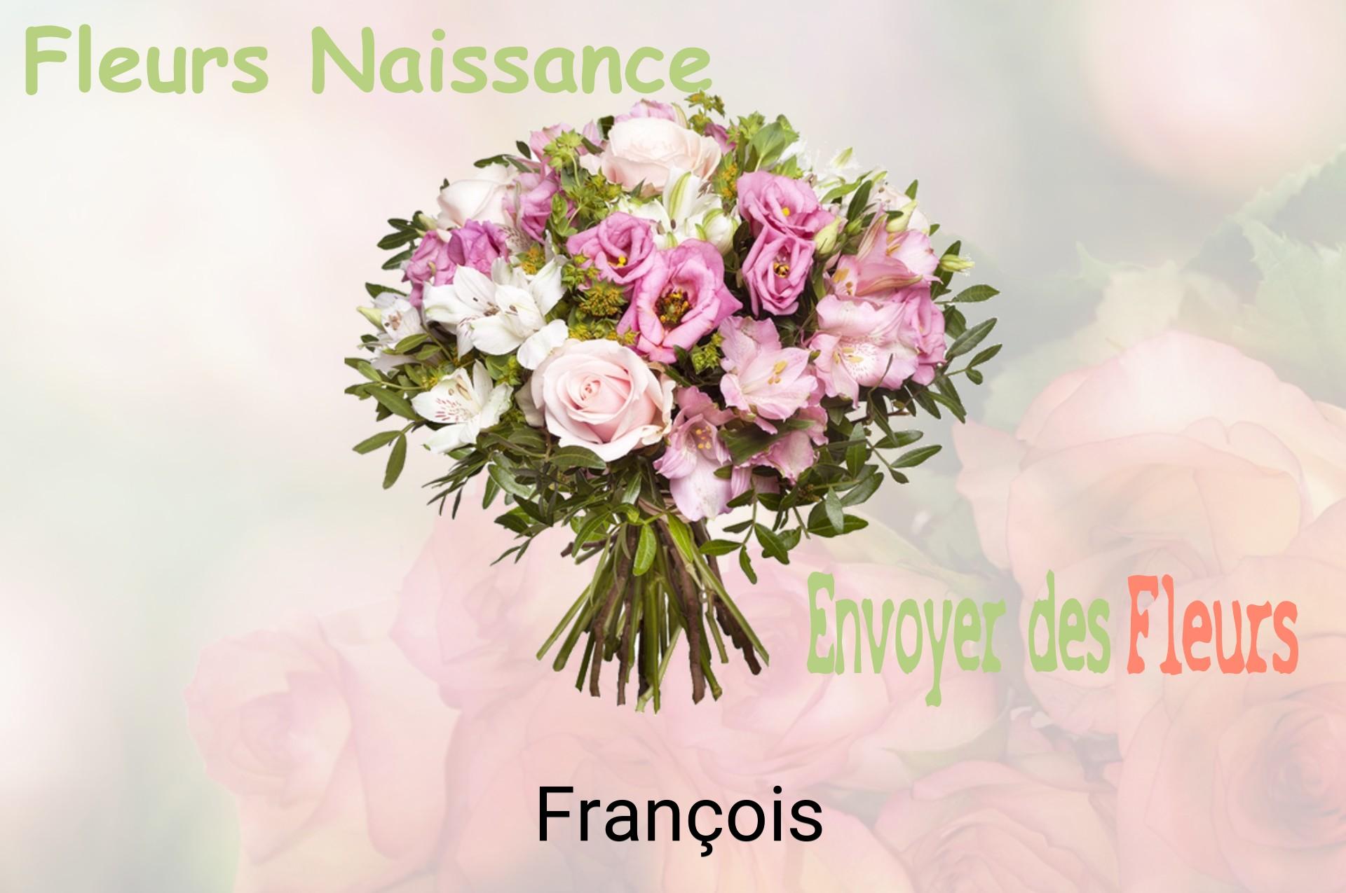 Bouquet de fleurs de naissance livré à François